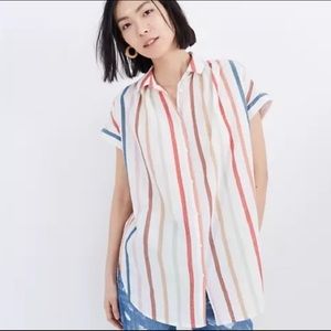 Madewell Gauze Central Tunic Shirt
